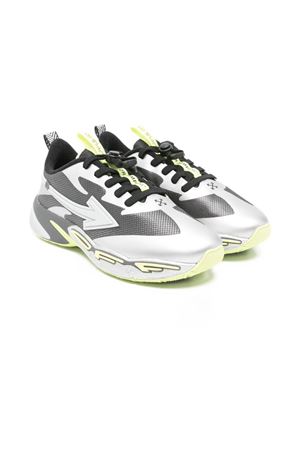 sneakers in poliuretano grigio OFF WHITE KIDS | OBIA013F25FAB0010772